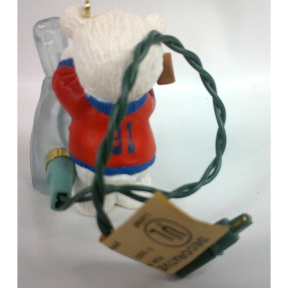 Vintage 1991 Hallmark Keepsake Ornament Beary Artistic Collectors Club - Picture 4 of 4